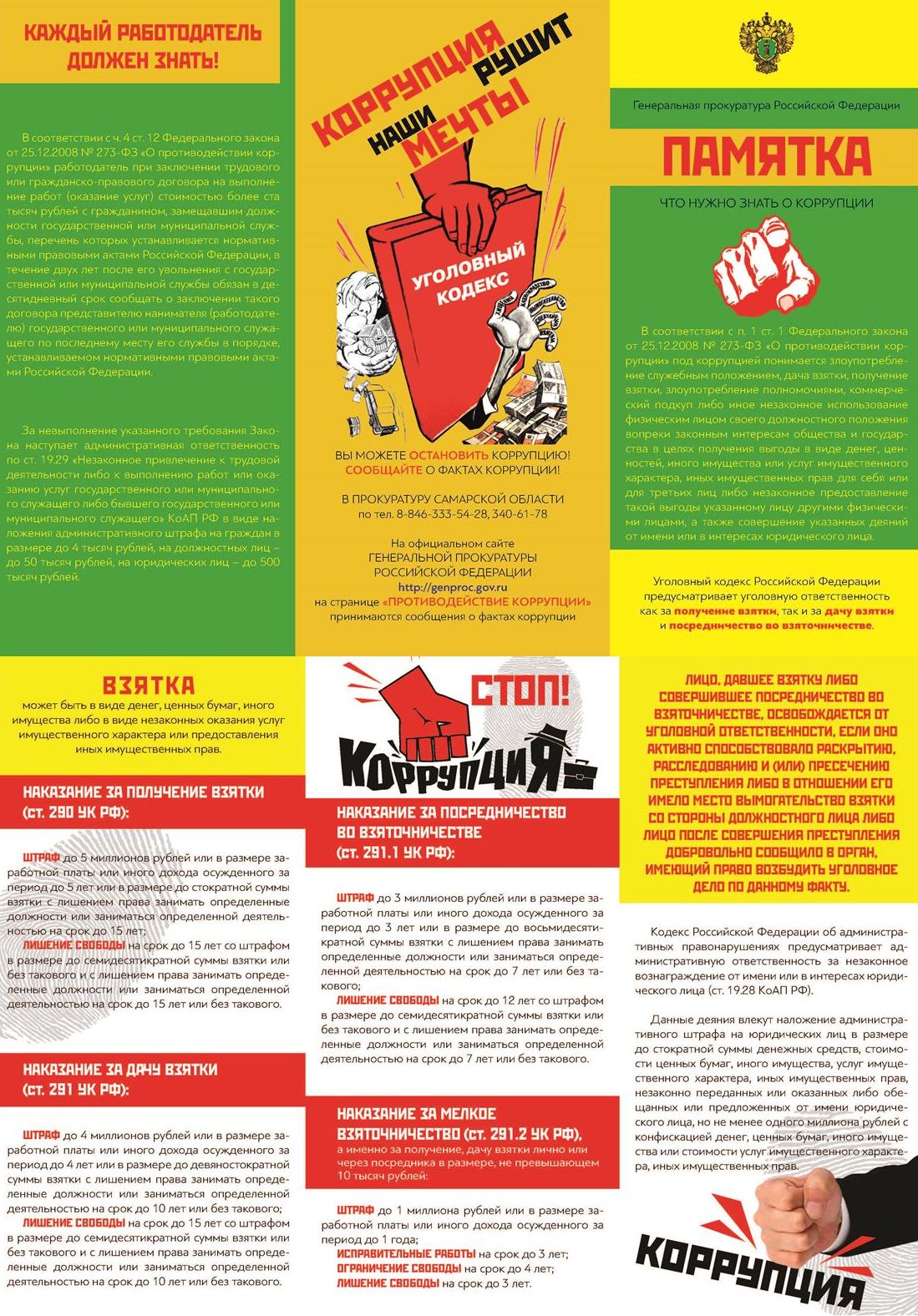 pamyatka korrupciya